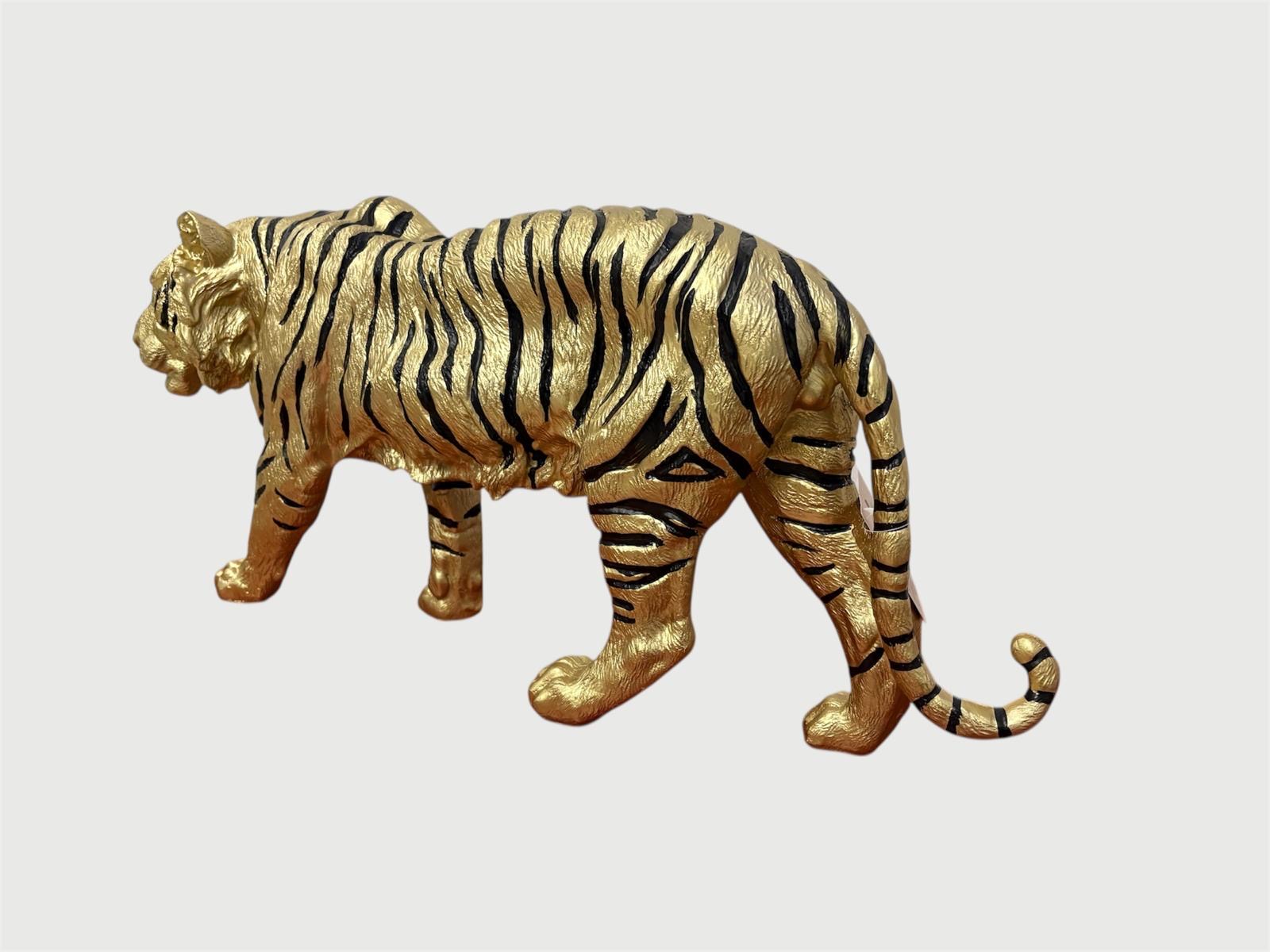 Grote Luxe decoratie goudkleurig tijger van L66 cm (nieuwe) – foto 3 – kavel bij GSD Auctions, Zoeterwoude