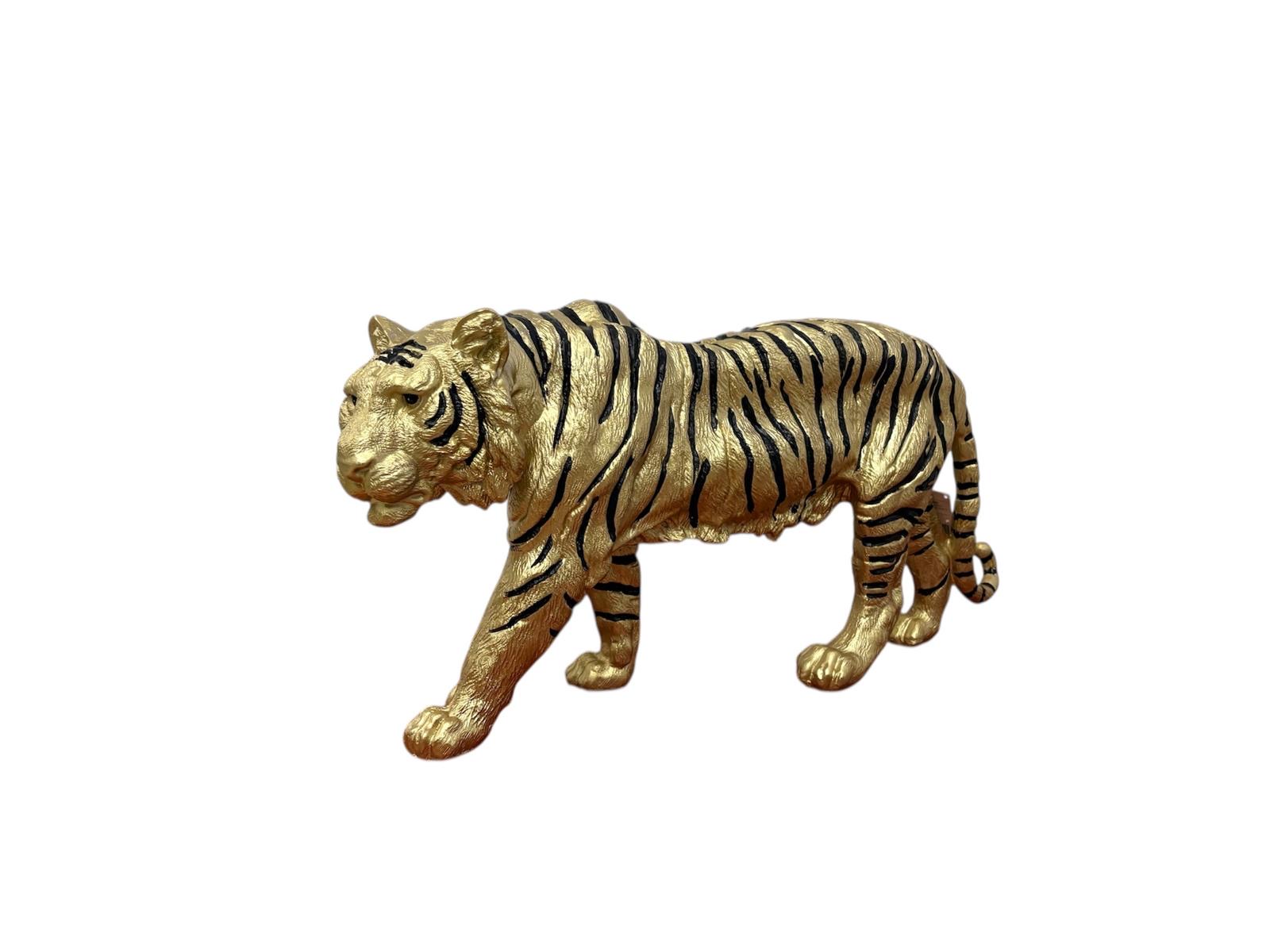 Grote Luxe decoratie goudkleurig tijger van L66 cm (nieuwe) – foto 2 – kavel bij GSD Auctions, Zoeterwoude