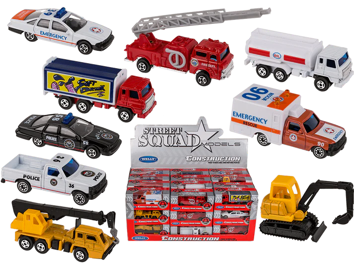 Modelauto, operationeel voertuig, plastic, metaal, ca. 7,5cm – kavel bij GSD Auctions, Zoeterwoude