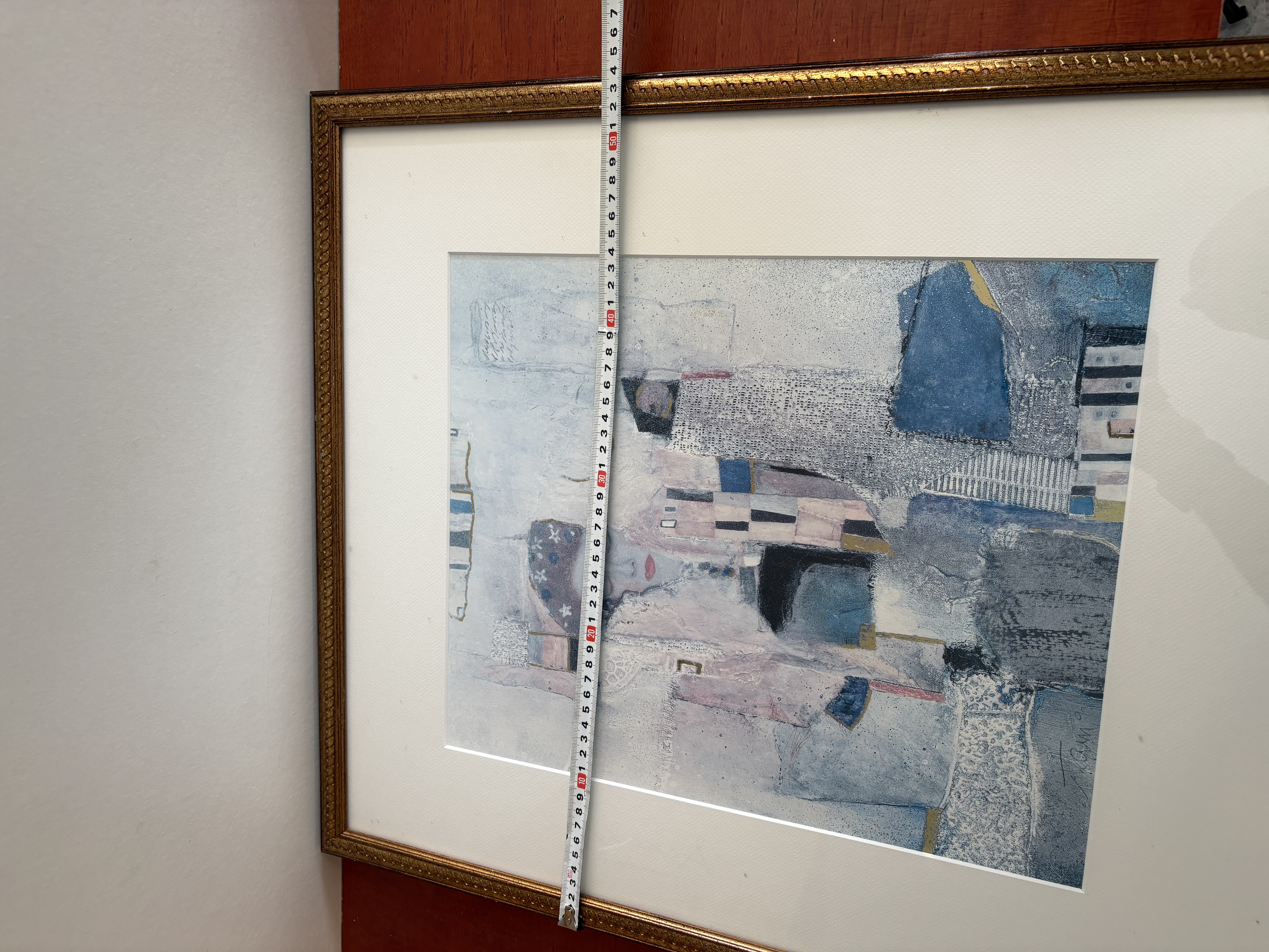 Schilderij met mooie gouden lijst glas voor – foto 9 – kavel bij GSD Auctions, Zoeterwoude