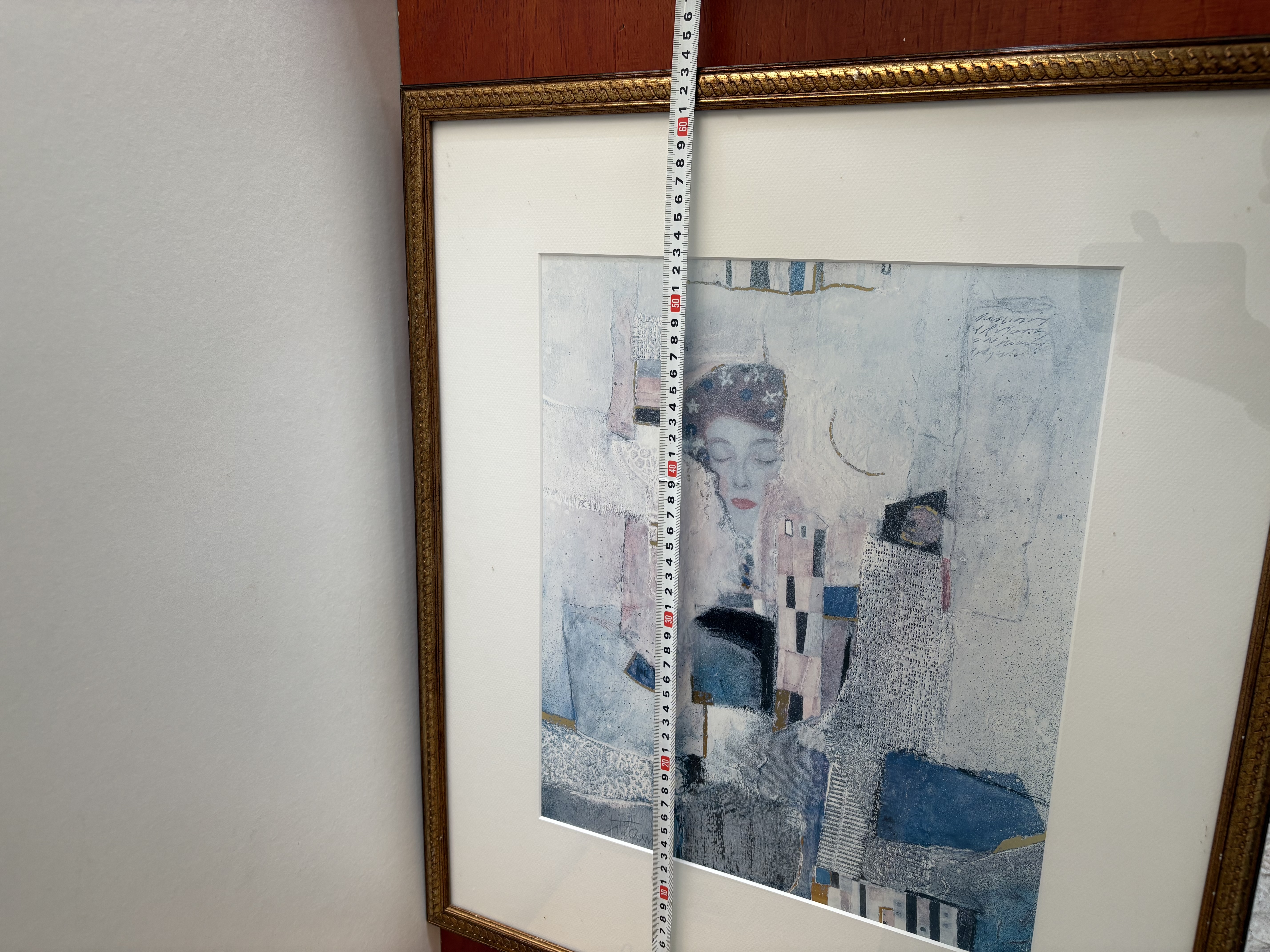 Schilderij met mooie gouden lijst glas voor – foto 10 – kavel bij GSD Auctions, Zoeterwoude