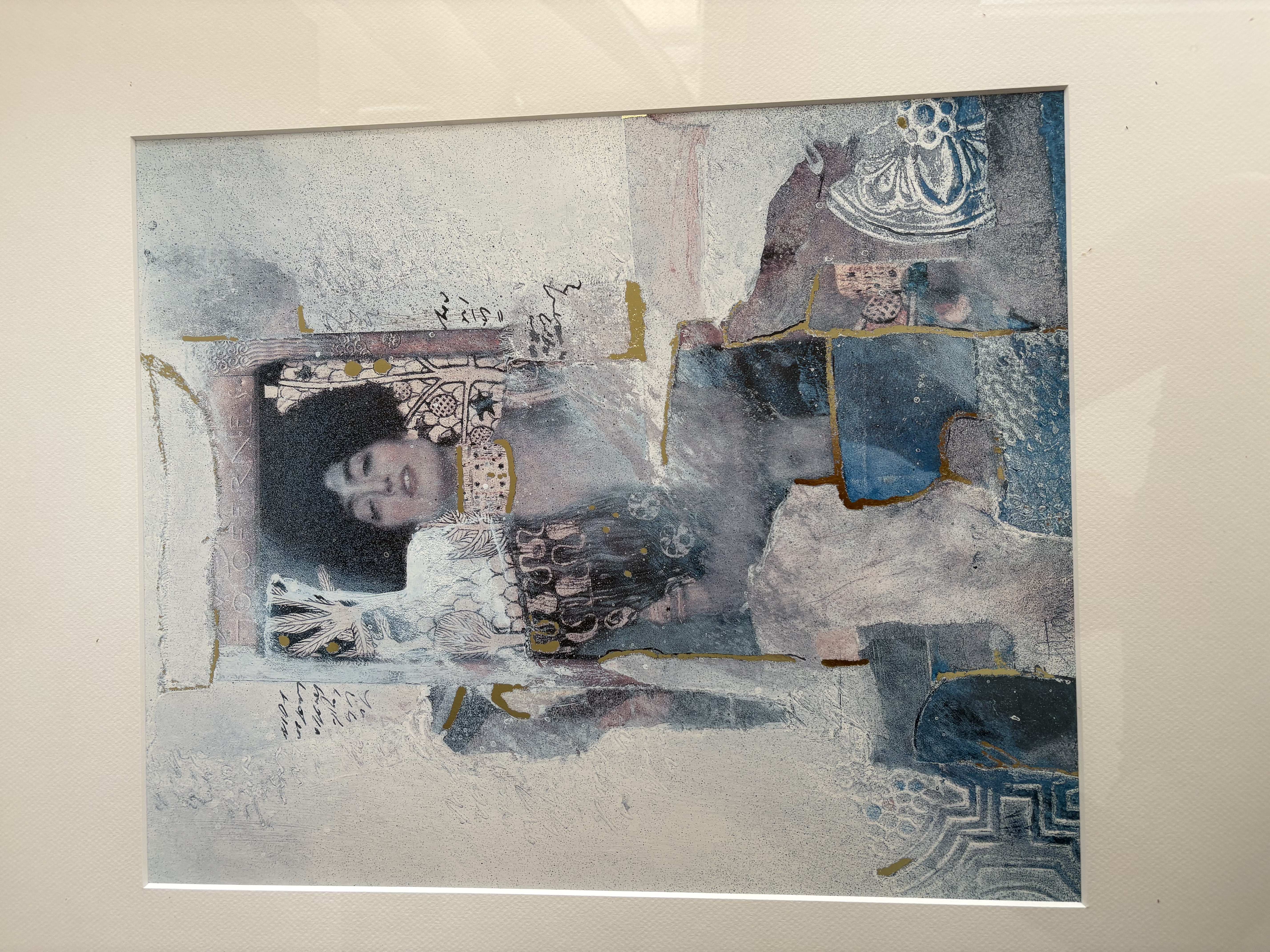 Schilderij met mooie lijst en glas voor – foto 2 – kavel bij GSD Auctions, Zoeterwoude