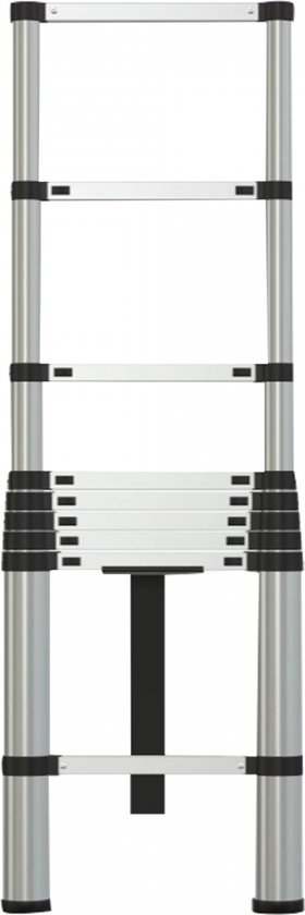 Aluminium telescopische ladder met antislipvoet -2.6 m – foto 2 – kavel bij GSD Auctions, Zoeterwoude
