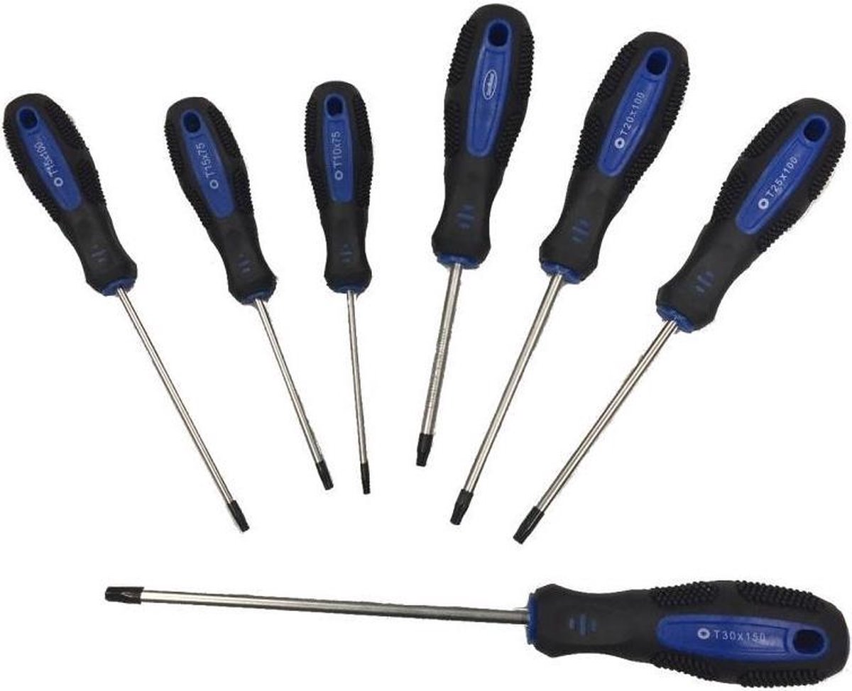 7 delig Schroevendraaierset Torx, T10-T30 CV – foto 2 – kavel bij GSD Auctions, Zoeterwoude