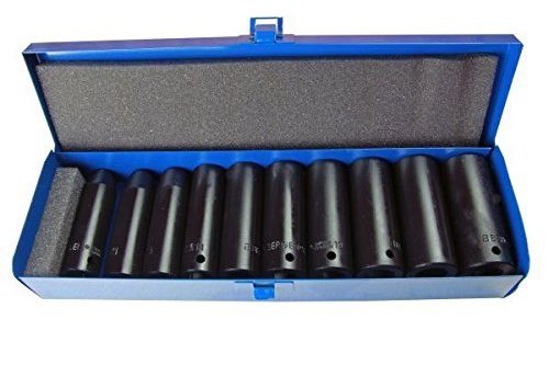 Doppenset, kracht 1/2", 10-dlg in metalen koffer – kavel bij GSD Auctions, Zoeterwoude