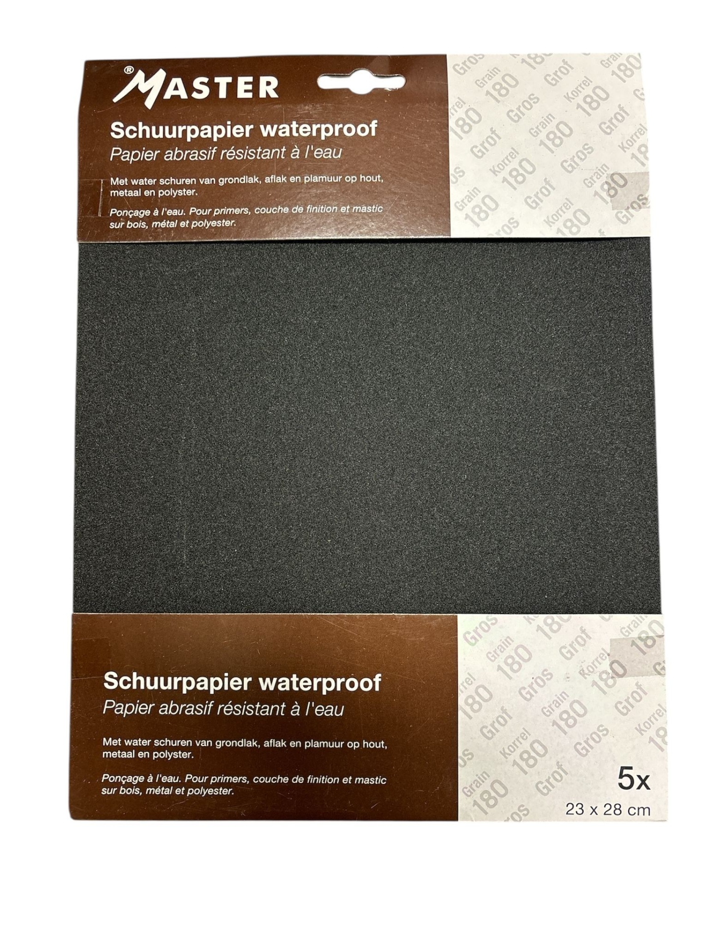10x pak Master schuurvellen 180 -natschuren – kavel bij GSD Auctions, Zoeterwoude