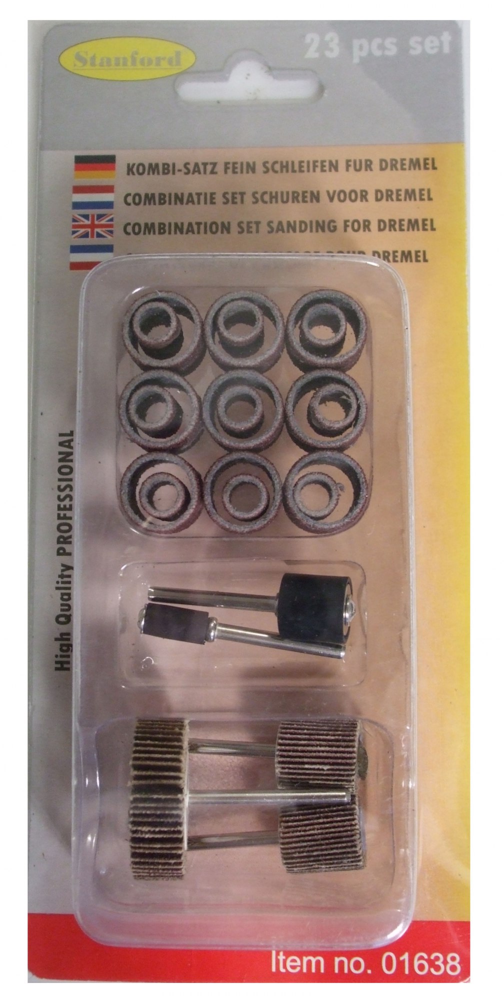 23 delig Combinatie set schuren voor Dremel – kavel bij GSD Auctions, Zoeterwoude