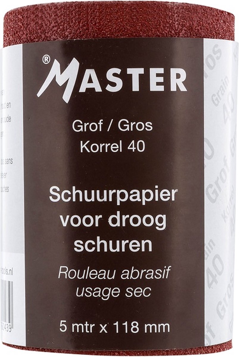 5x Master schuurpapier op rol 5meter – foto 2 – kavel bij GSD Auctions, Zoeterwoude