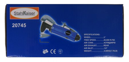Krachtige persluchtslijpmachine+10snijschijven – foto 3 – kavel bij GSD Auctions, Zoeterwoude