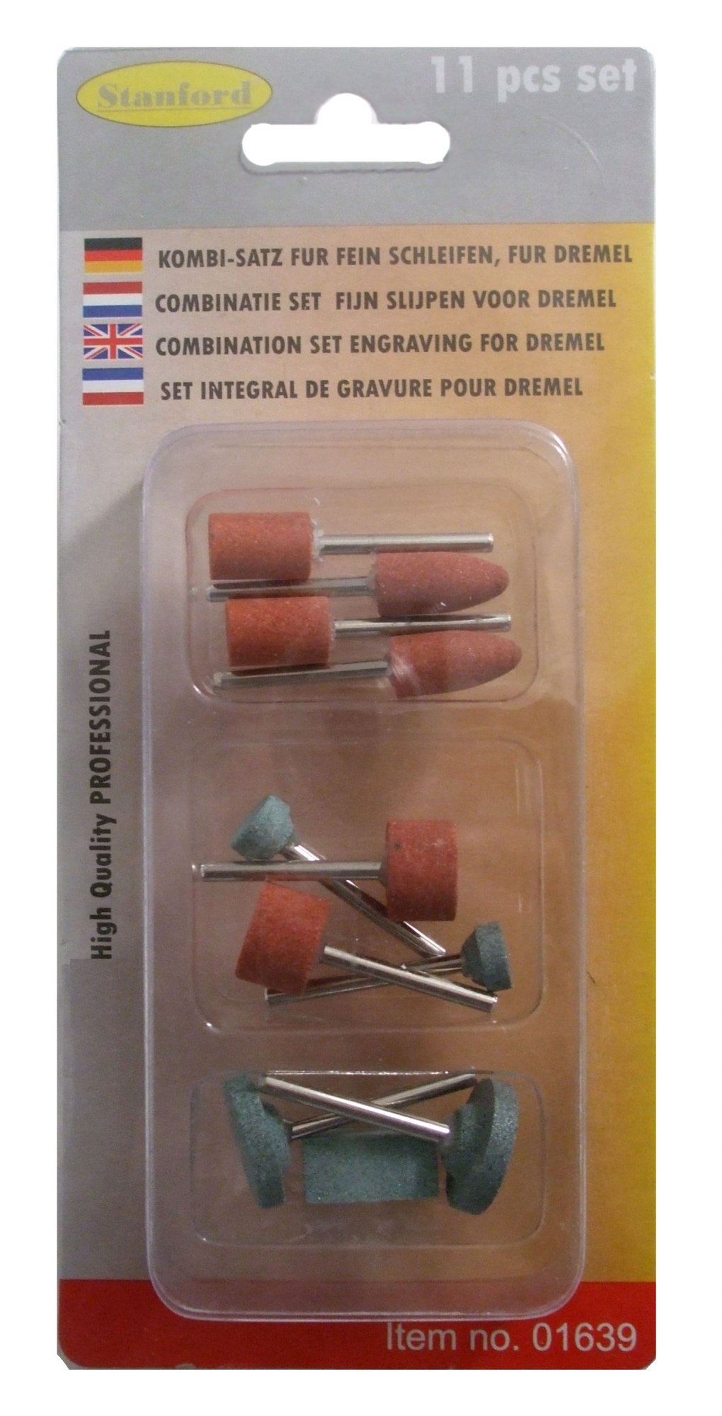 Combinatie set fijnslijpen 11dlg voor Dremel en Boormachines – kavel bij GSD Auctions, Zoeterwoude