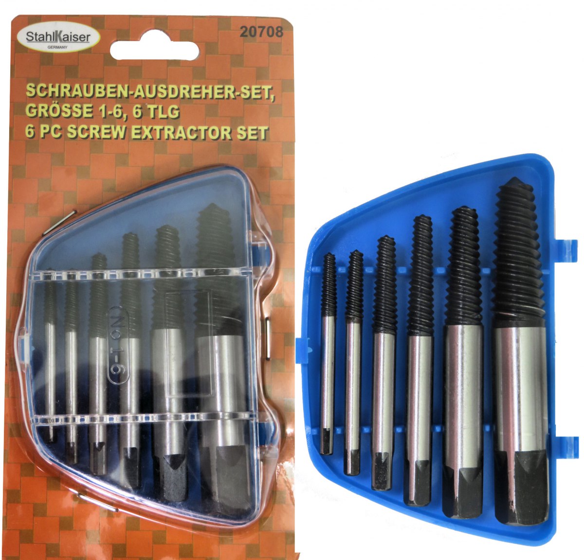 6 delige schroef extractor tappen set – kavel bij GSD Auctions, Zoeterwoude