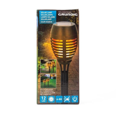 5x tuinlamp met vlameffect op zonenergie – foto 2 – kavel bij GSD Auctions, Zoeterwoude
