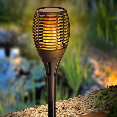 5x tuinlamp met vlameffect op zonenergie – foto 3 – kavel bij GSD Auctions, Zoeterwoude