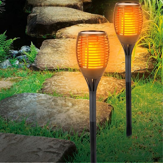 5x tuinlamp met vlameffect op zonenergie – foto 5 – kavel bij GSD Auctions, Zoeterwoude
