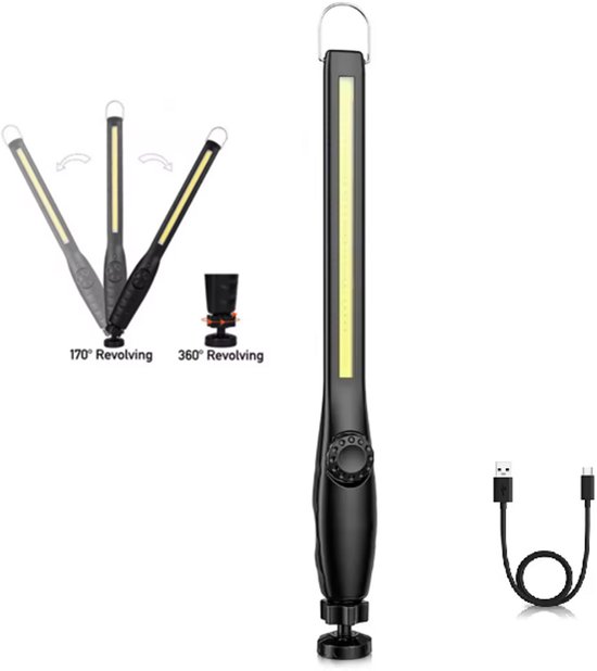 Staaflooplamp met regelbare lictsterkte tot 500lm-extra fel – kavel bij GSD Auctions, Zoeterwoude
