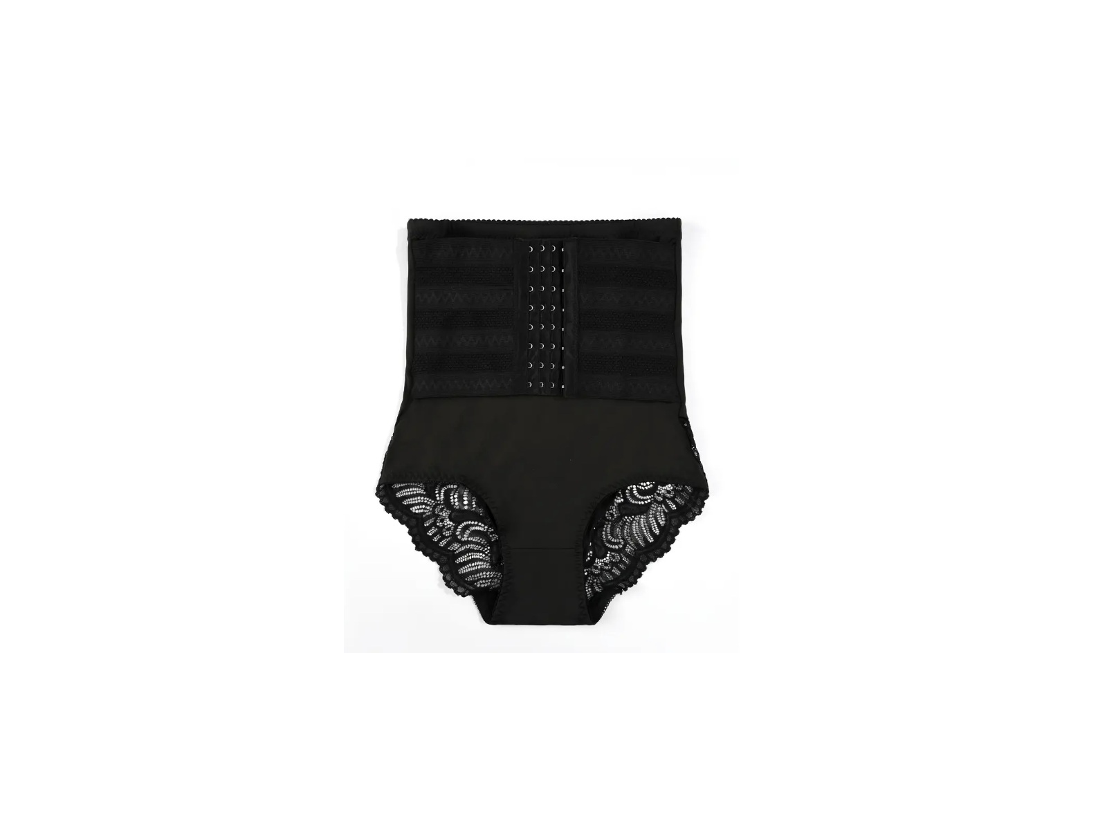 Shapewear broek met kant en hoge taille - zwart - large – foto 4 – kavel bij GSD Auctions, Zoeterwoude