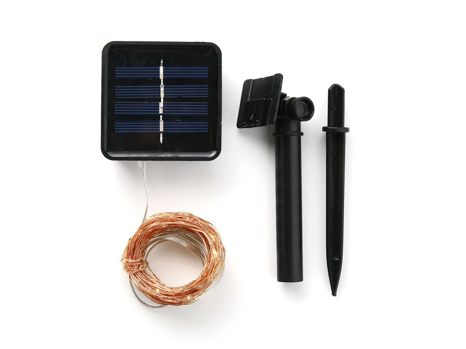 Solar verlichting 20 meter - koperdraad – foto 2 – kavel bij GSD Auctions, Zoeterwoude