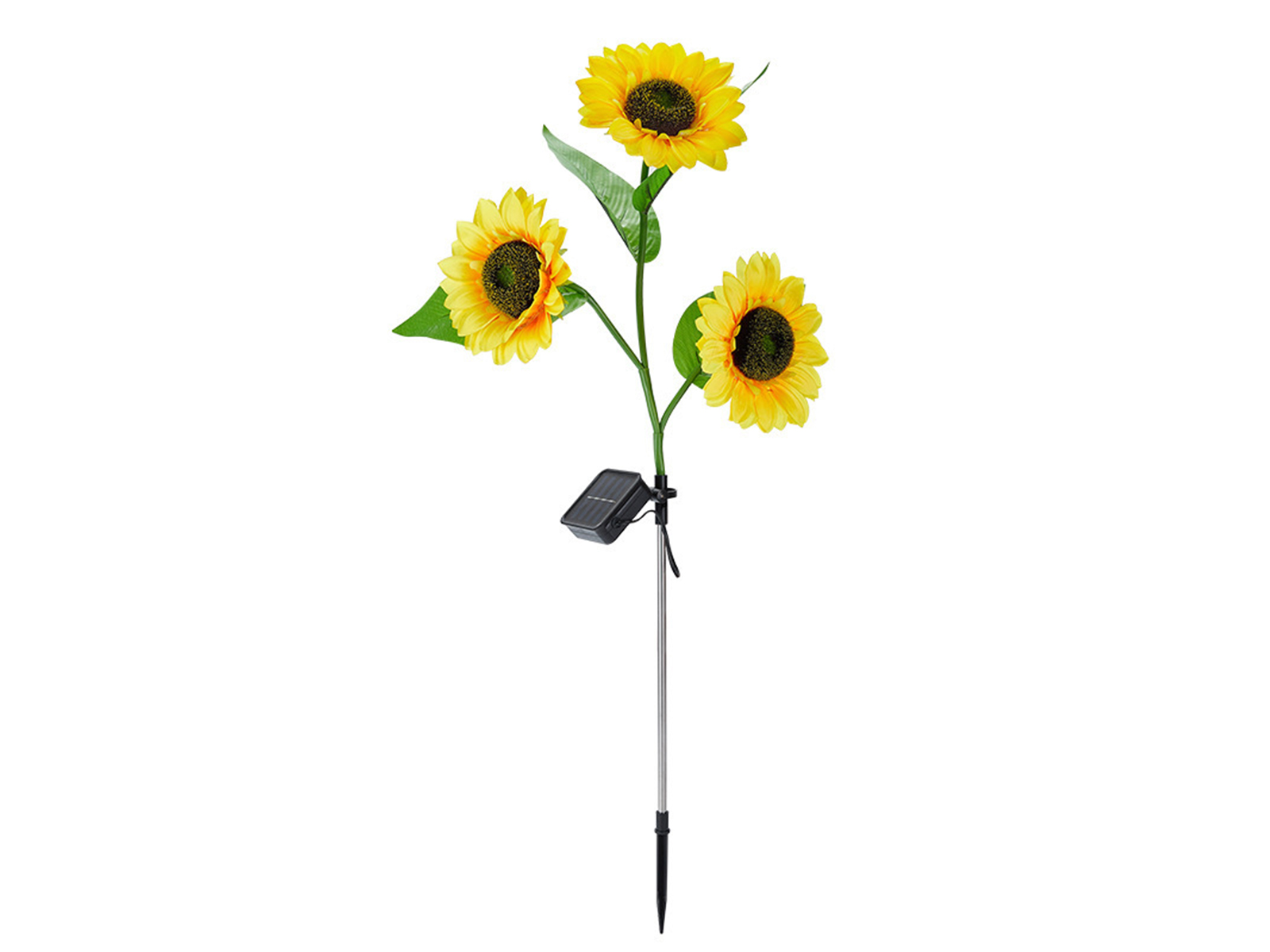 Solar verlichting - zonnebloem - 3 bloemen – kavel bij GSD Auctions, Zoeterwoude