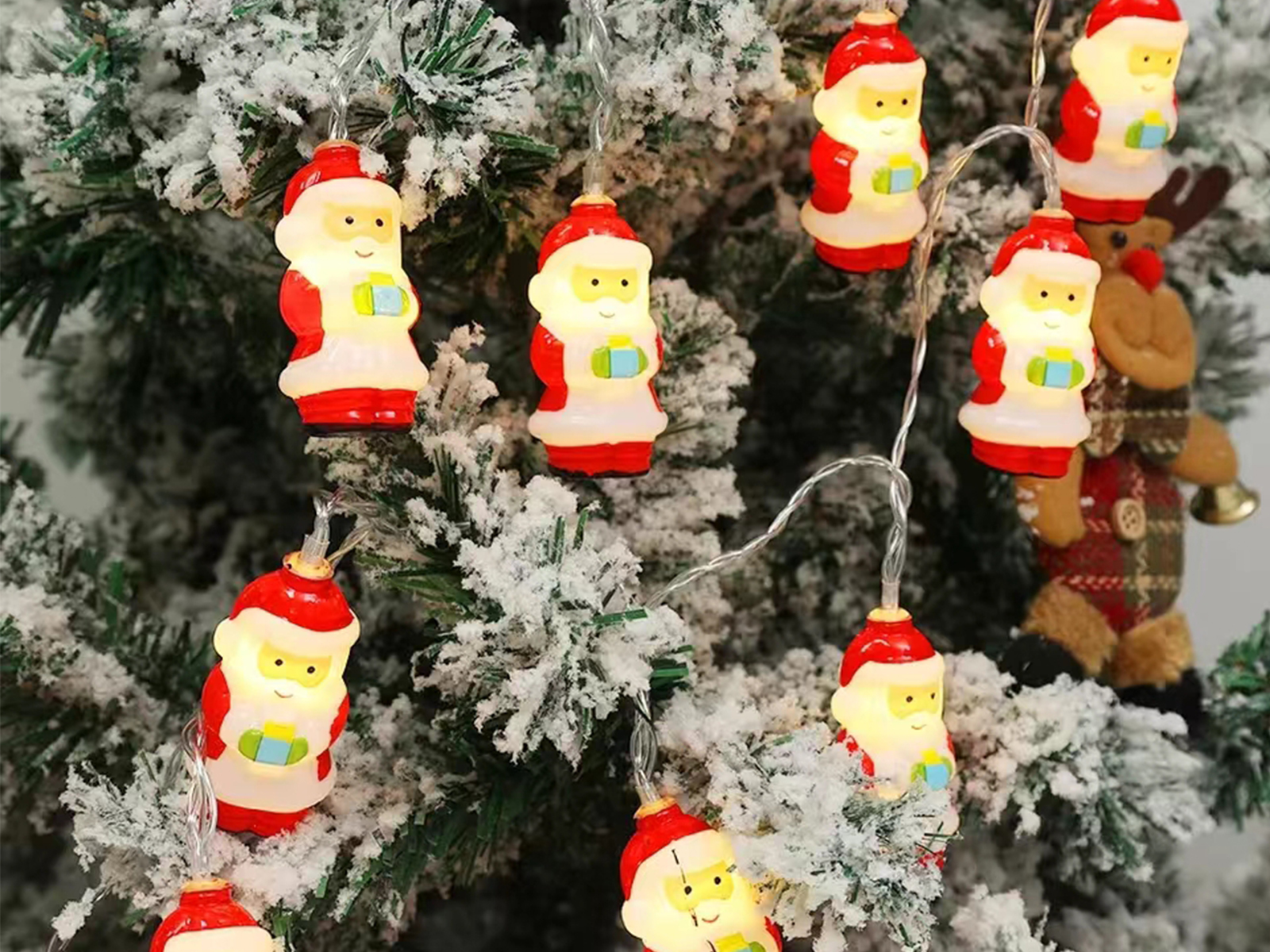 Kerst verlichting - kerstman - werkt op batterijen – kavel bij GSD Auctions, Zoeterwoude
