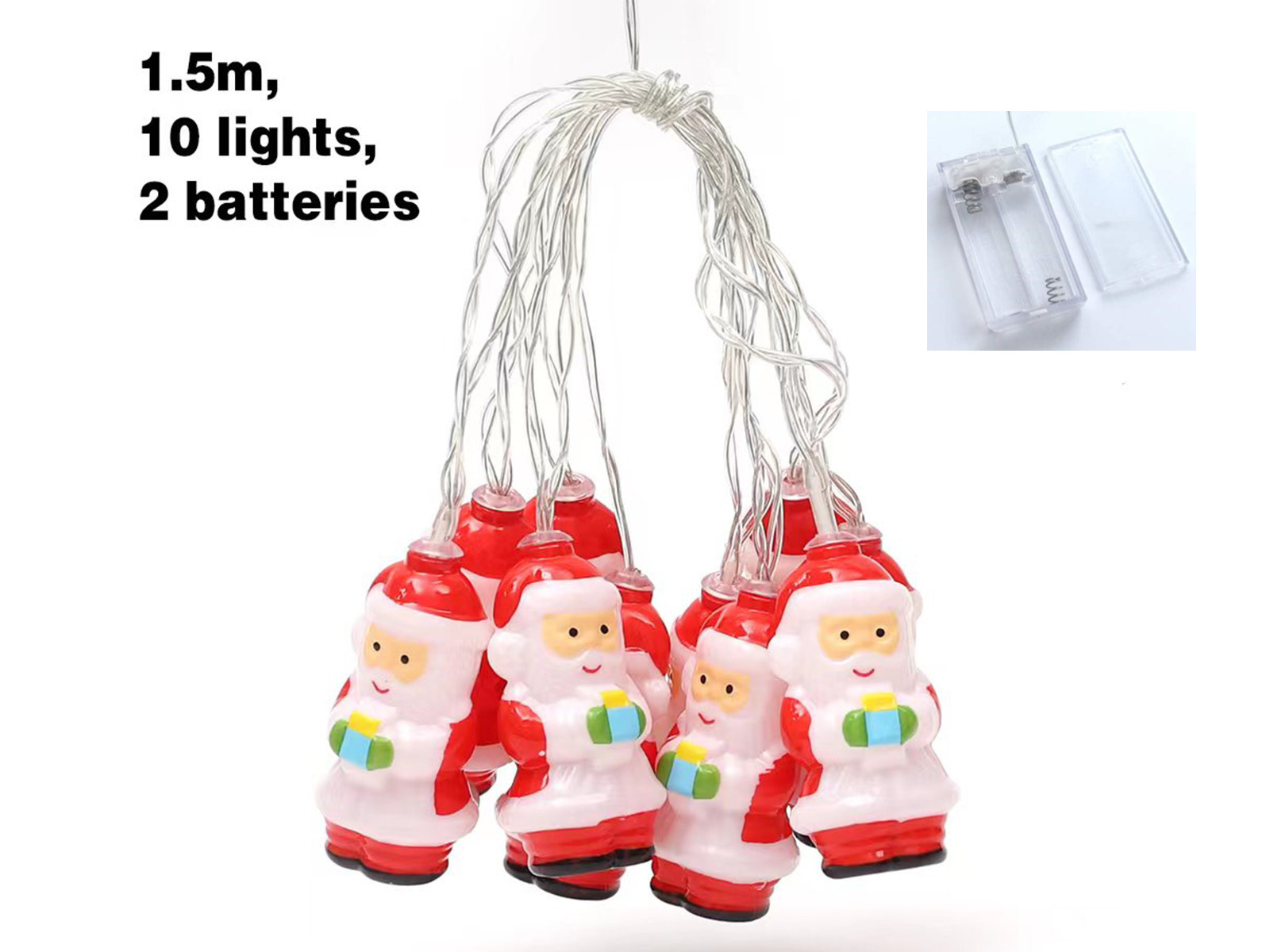Kerst verlichting - kerstman - werkt op batterijen – foto 6 – kavel bij GSD Auctions, Zoeterwoude