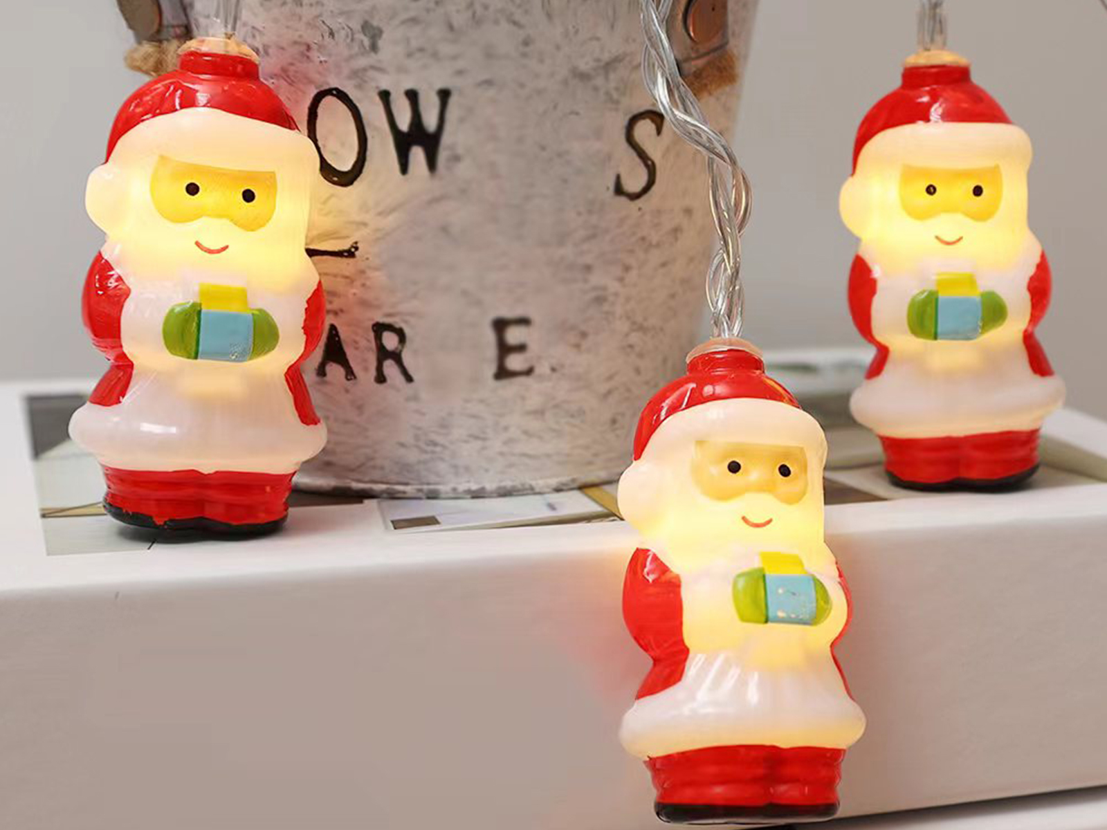 Kerst verlichting - kerstman - werkt op batterijen – foto 4 – kavel bij GSD Auctions, Zoeterwoude