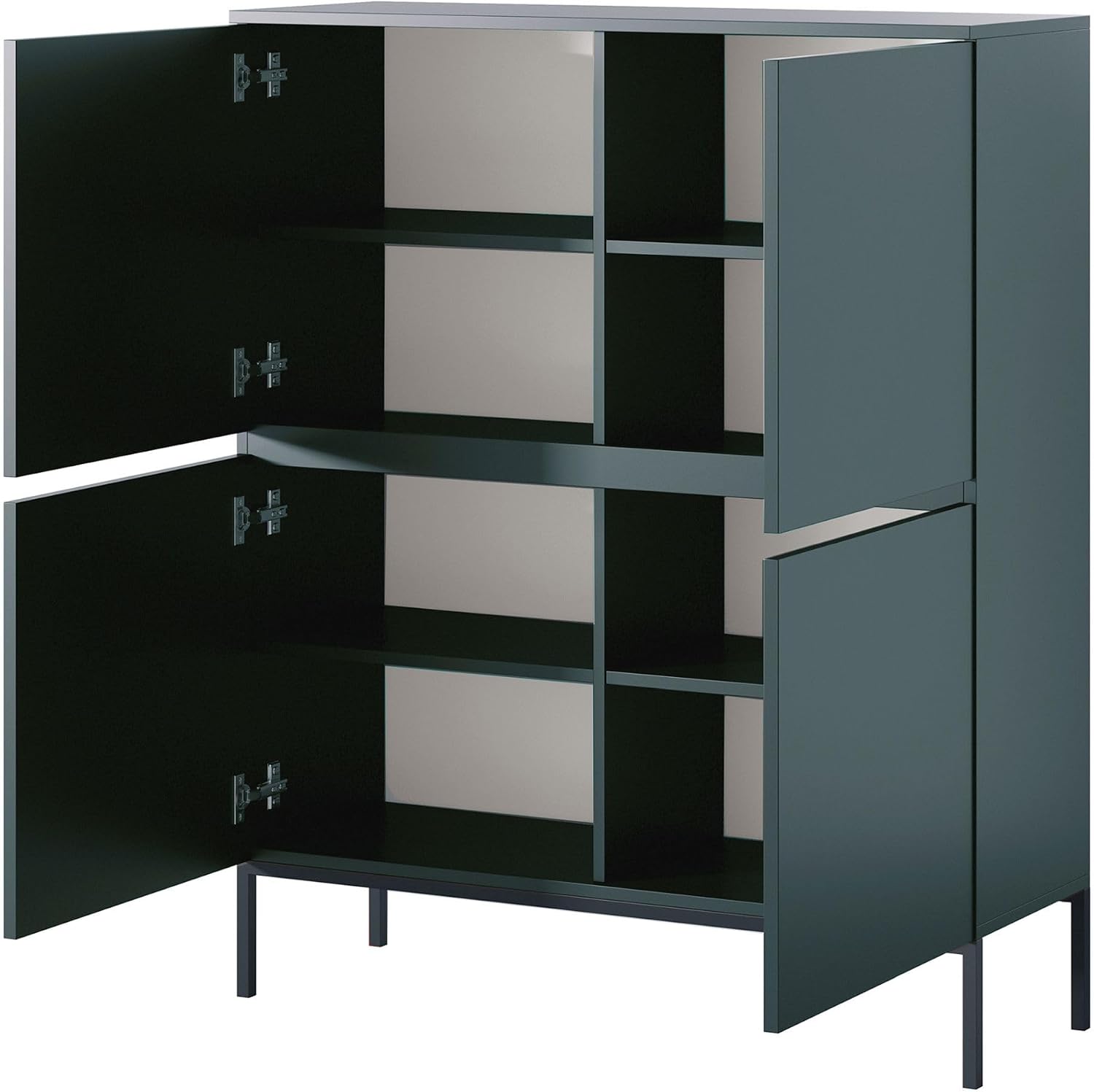 Selsey Bemmi Dressoir 100 cm in Donkergroen Moderne Kast met – foto 5 – kavel bij GSD Auctions, Zoeterwoude