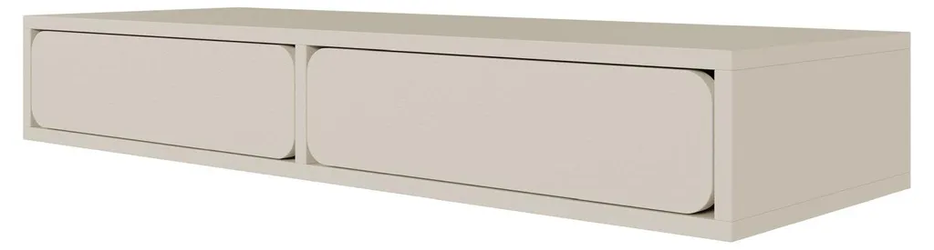 Selsey WUWU - Wandkaptafel met 2 lades, grijsbeige, 110 cm – kavel bij GSD Auctions, Zoeterwoude