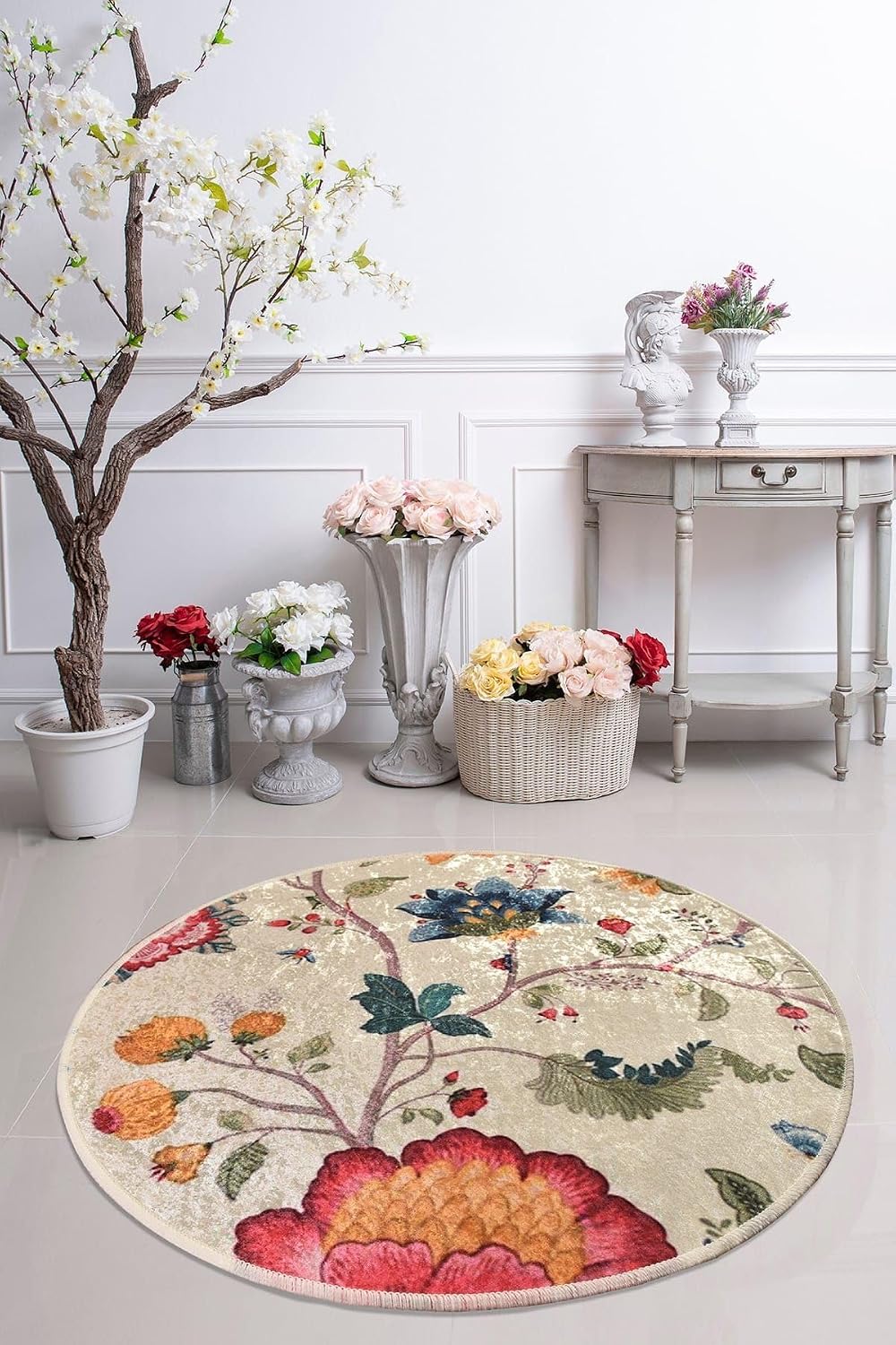 Chilai Home Arya Decoratief Vloerkleed 100x100 – foto 2 – kavel bij GSD Auctions, Zoeterwoude