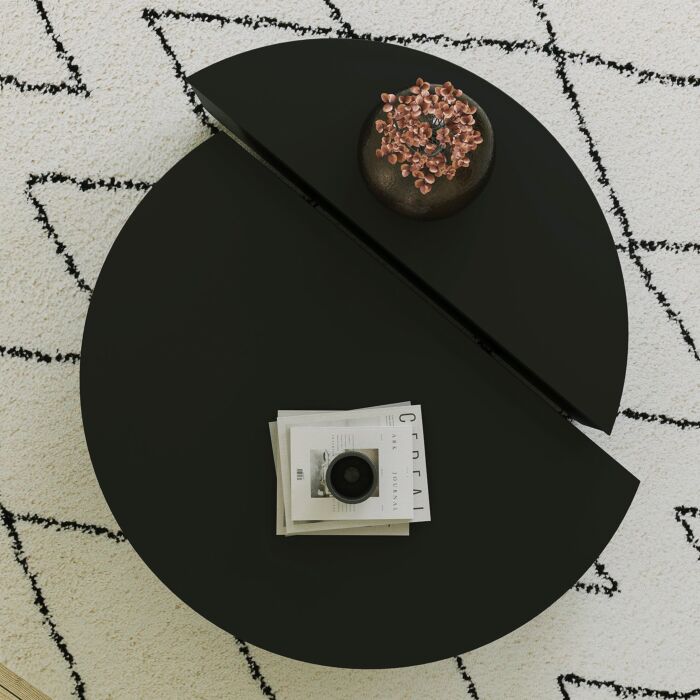 Asir - Koffietafel - Zwart - 90 x 30 x 60 – foto 5 – kavel bij GSD Auctions, Zoeterwoude