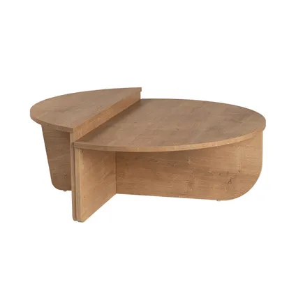 Calicosy - Orion Set Van 2 Salontafels - Licht Hout – kavel bij GSD Auctions, Zoeterwoude