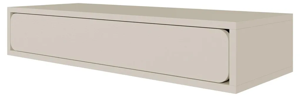 Selsey WUWU - Wandconsole met lade, grijsbeige, 90 cm – kavel bij GSD Auctions, Zoeterwoude