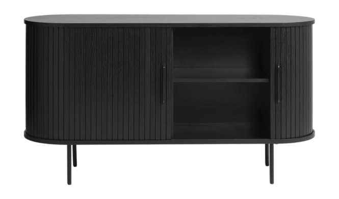 by fonQ Alon Dressoir - B 140 cm - Zwart Eiken – foto 4 – kavel bij GSD Auctions, Zoeterwoude