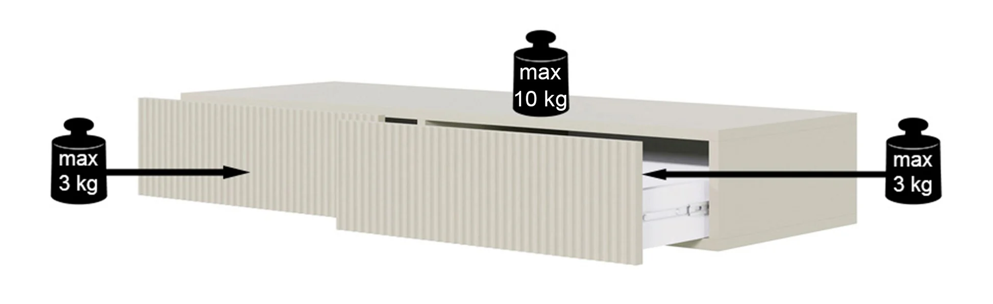 Veldio kaptafel met gefreesd front en twee lades, 110 cm – foto 9 – kavel bij GSD Auctions, Zoeterwoude