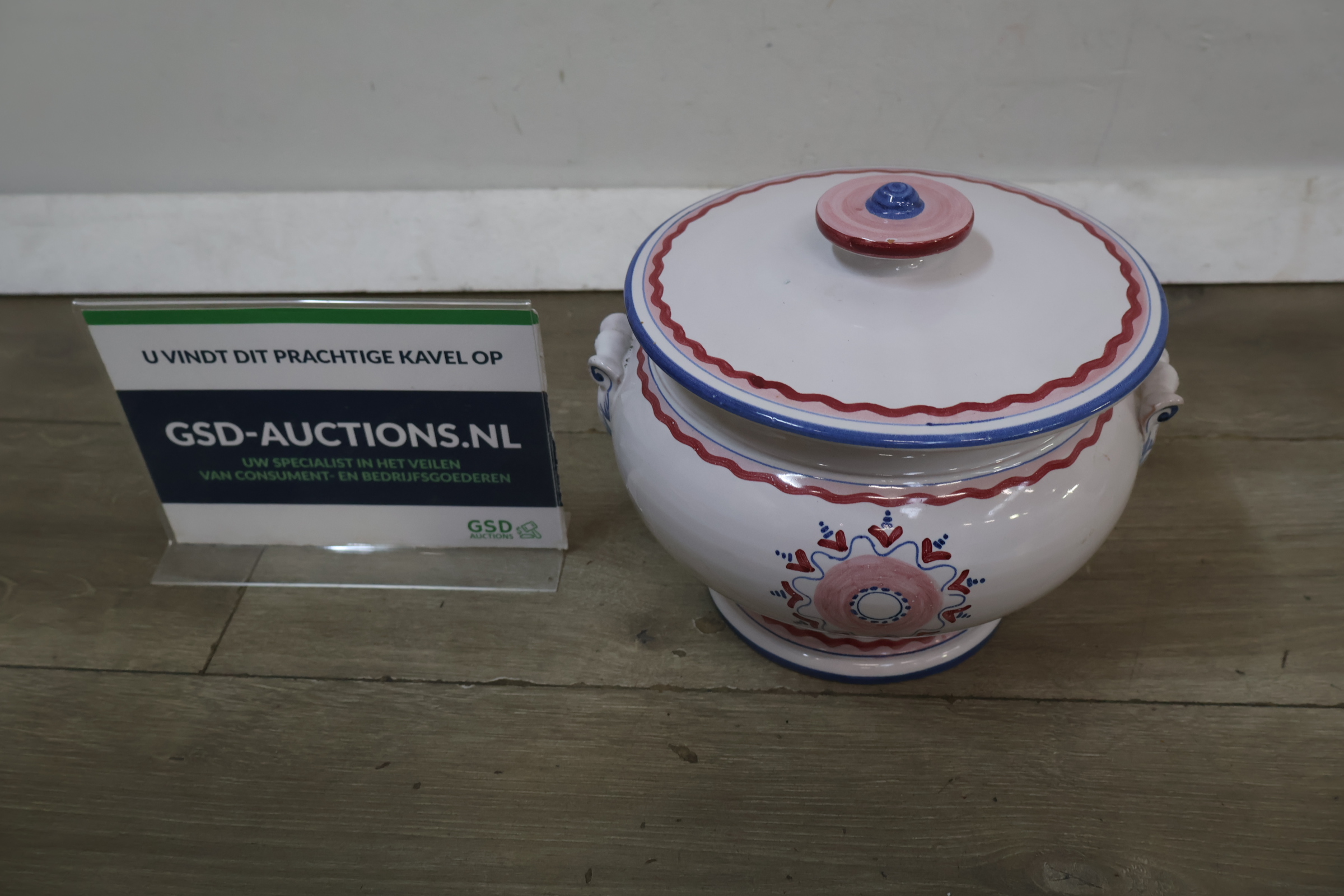 Keramieken voorraadpot met deksel' – foto 2 – kavel bij GSD Auctions, Zoeterwoude