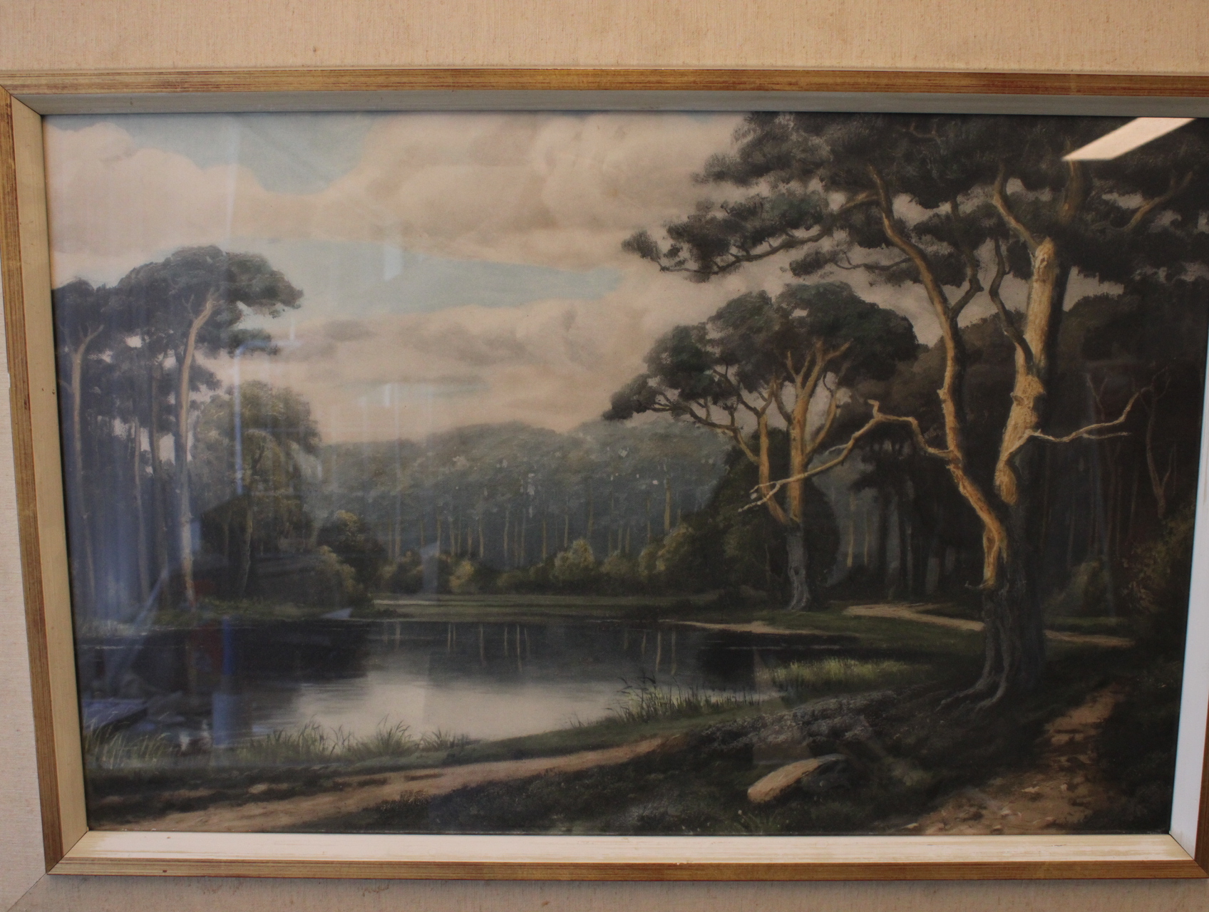Ingelijste schilderij van Bos-aanzicht' – foto 9 – kavel bij GSD Auctions, Zoeterwoude