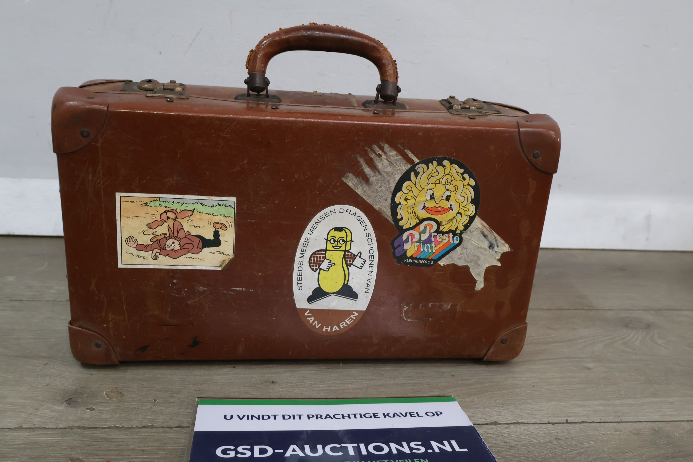 Vintage reiskoffer' – foto 2 – kavel bij GSD Auctions, Zoeterwoude