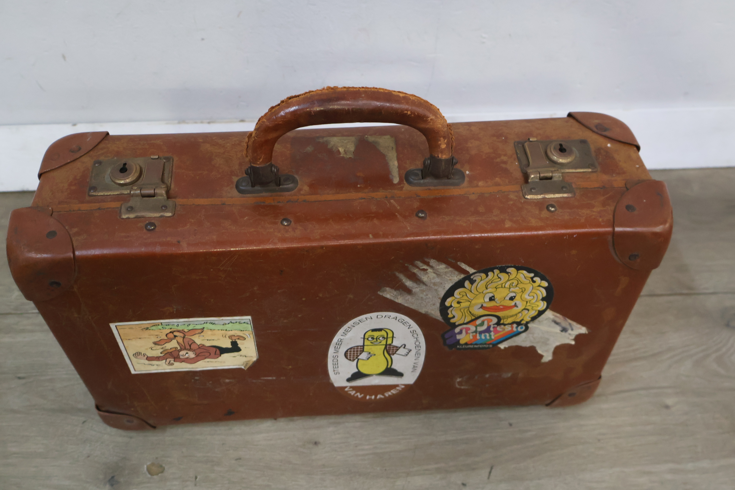 Vintage reiskoffer' – foto 5 – kavel bij GSD Auctions, Zoeterwoude