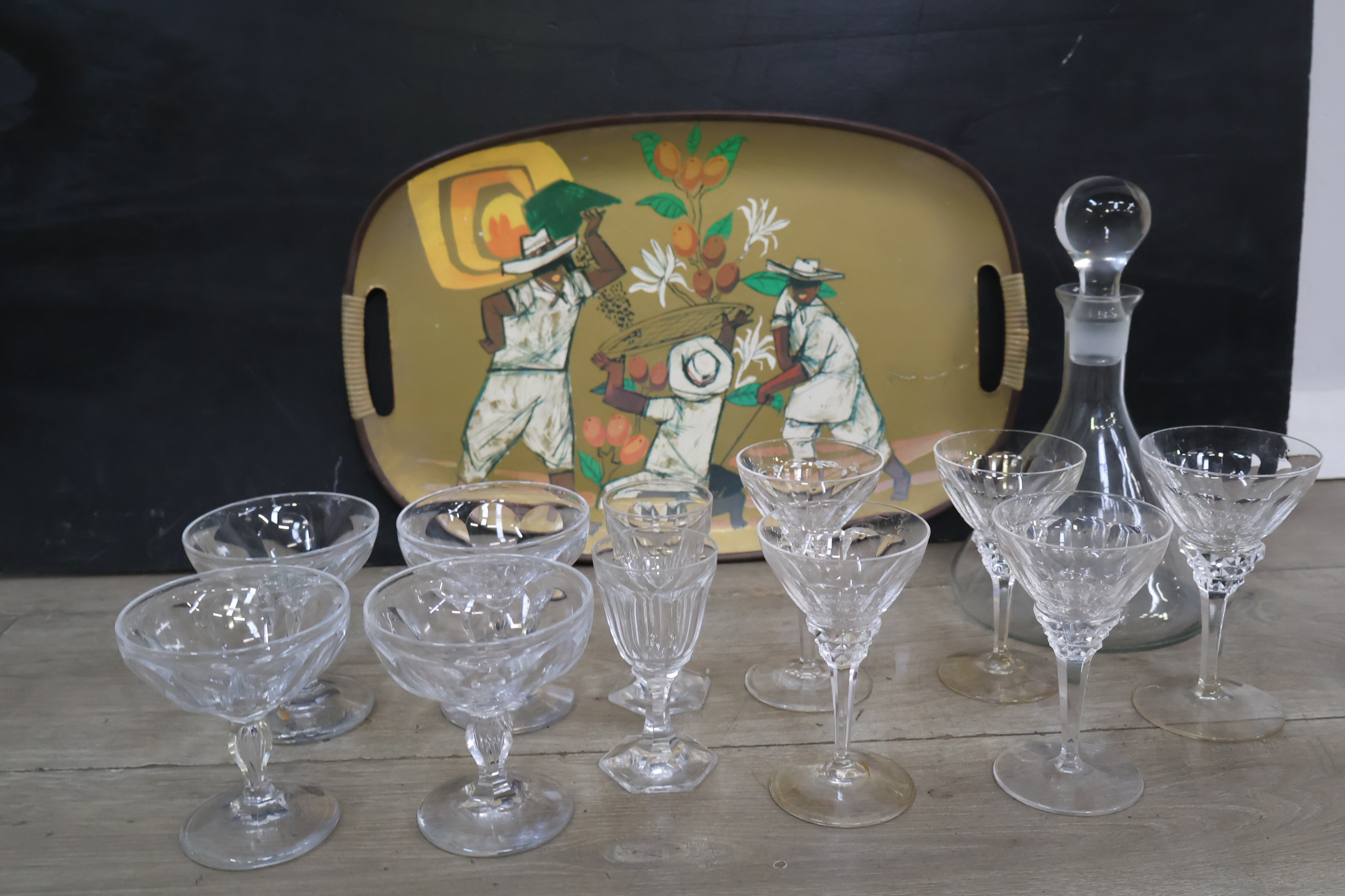 Set diverse kristallen likeurglazen met karaf' – foto 3 – kavel bij GSD Auctions, Zoeterwoude