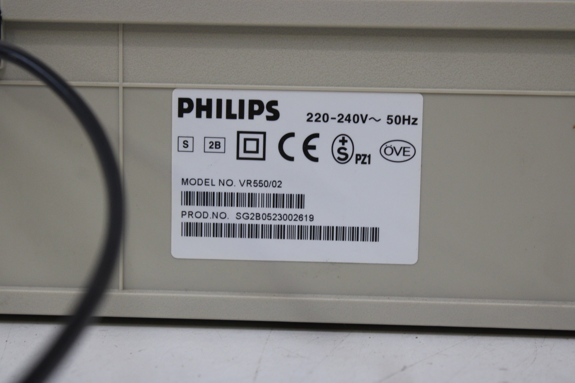 Philips VR 550 VHS Video Recorder – foto 8 – kavel bij GSD Auctions, Zoeterwoude