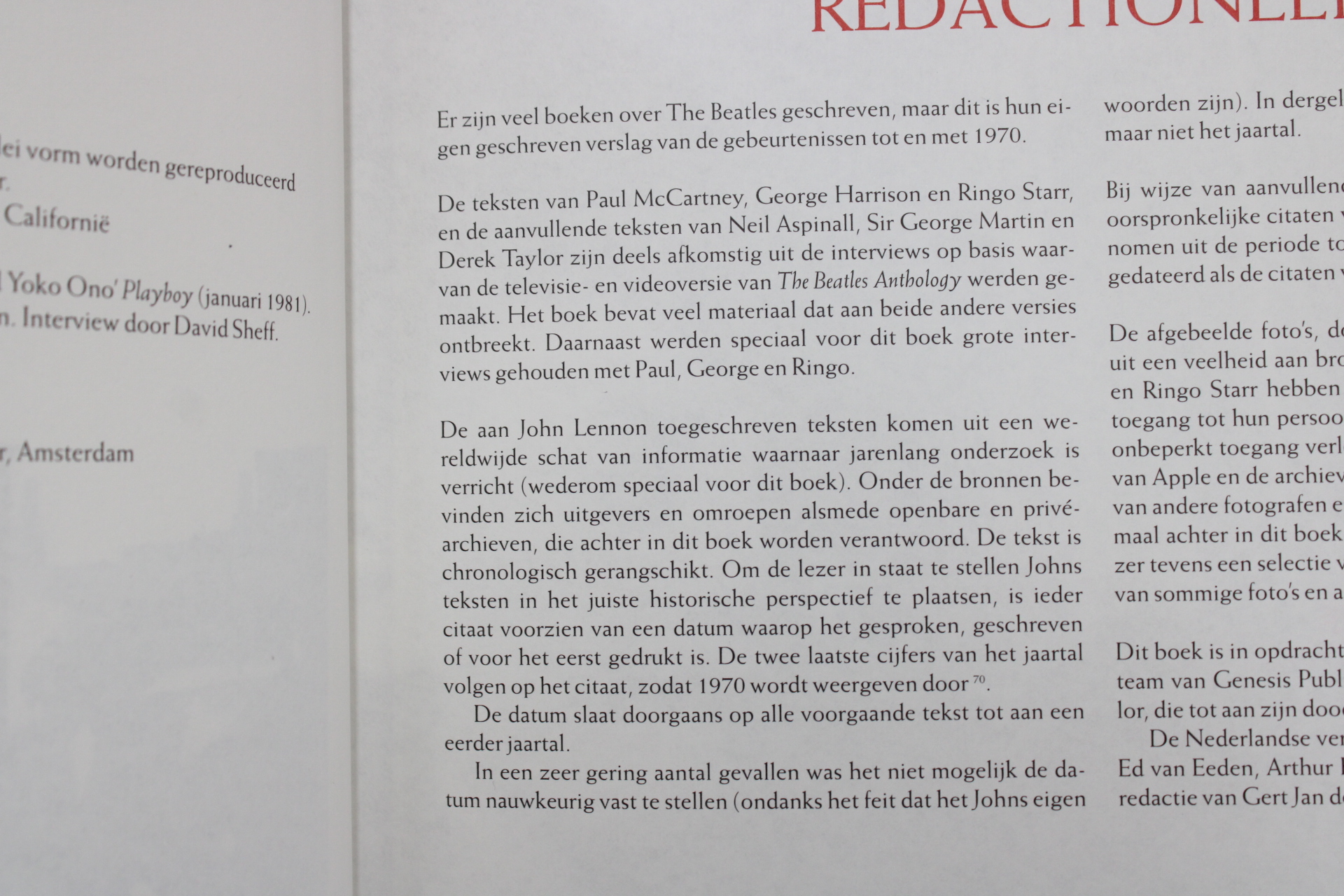 The Beatles Anthology boek – foto 9 – kavel bij GSD Auctions, Zoeterwoude