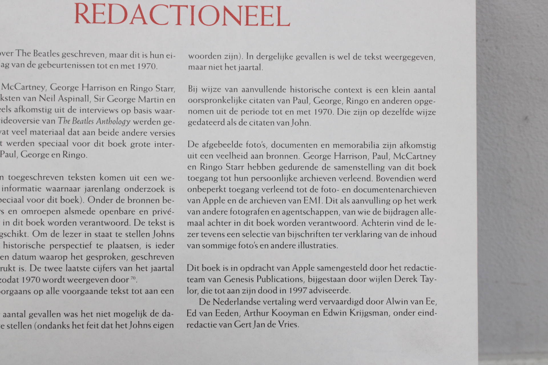 The Beatles Anthology boek – foto 10 – kavel bij GSD Auctions, Zoeterwoude