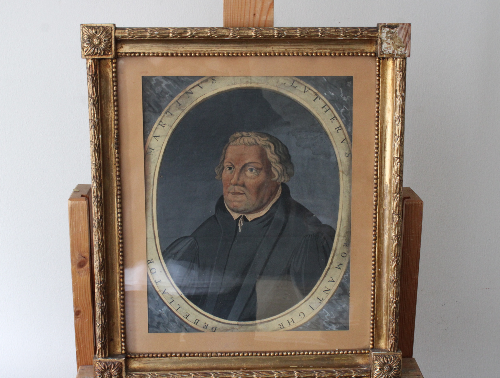 Gekaderd portret van Maarten Luther – foto 2 – kavel bij GSD Auctions, Zoeterwoude