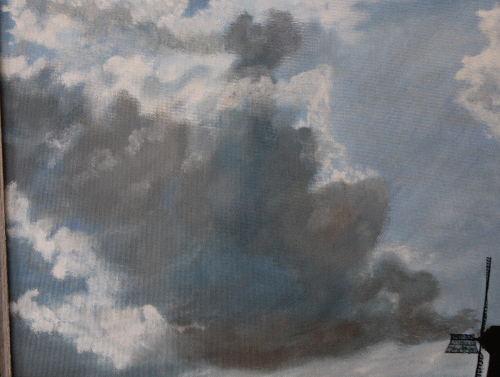 Olieverfschilderij H. Borsje 1992 met molen – foto 8 – kavel bij GSD Auctions, Zoeterwoude