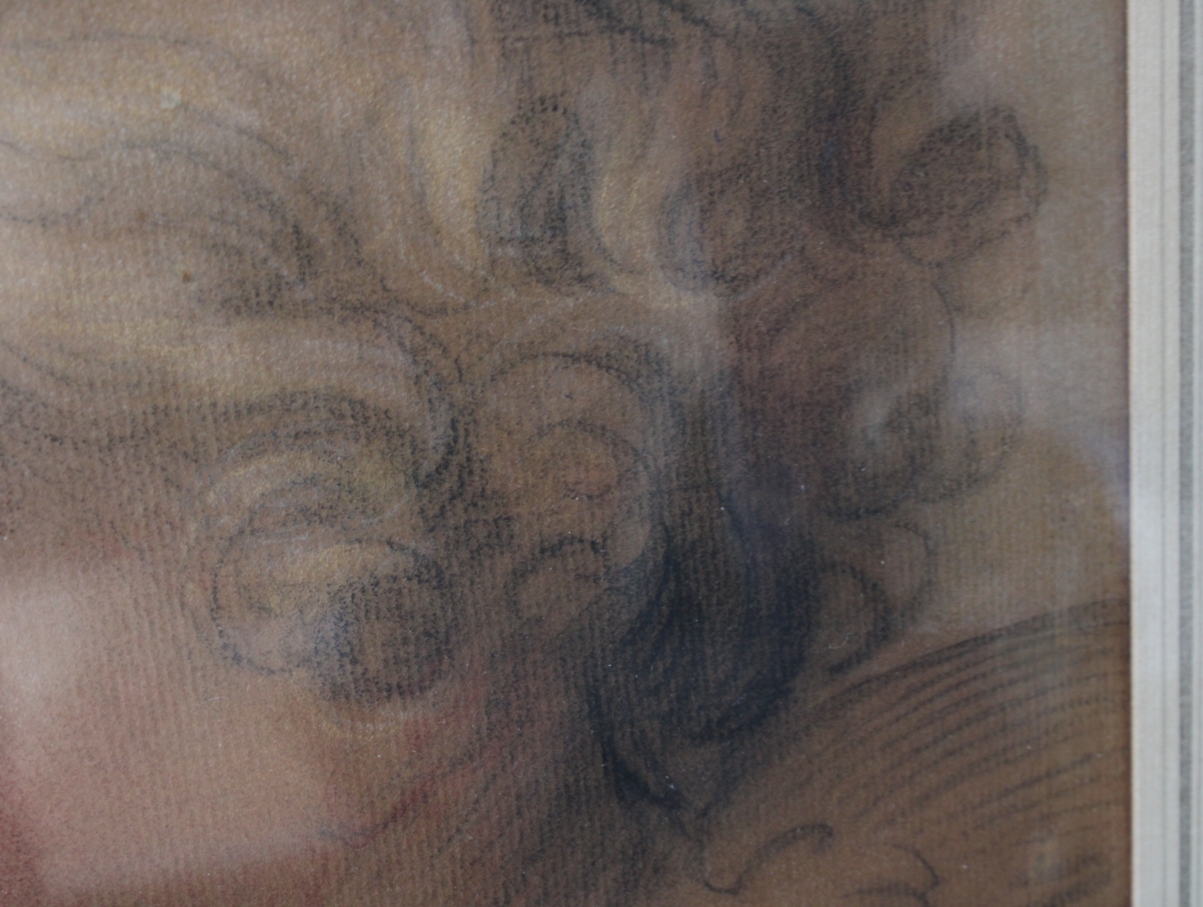 Ingelijste tekening van een engel – foto 9 – kavel bij GSD Auctions, Zoeterwoude