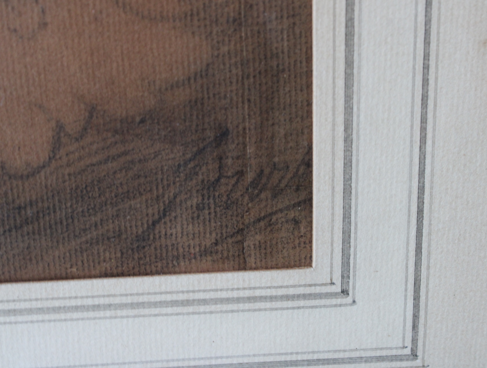 Ingelijste tekening van een engel – foto 10 – kavel bij GSD Auctions, Zoeterwoude