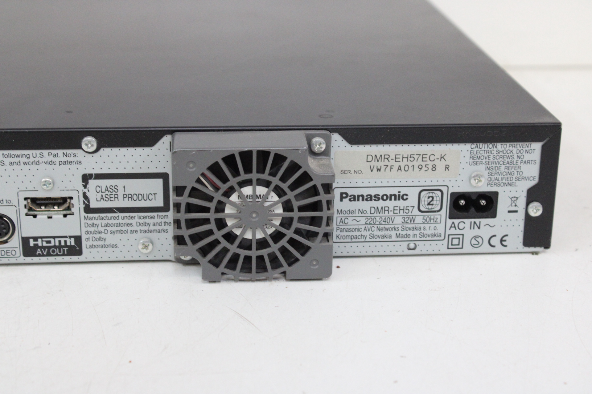 Panasonic DMR-EH57 DVD recorder – foto 10 – kavel bij GSD Auctions, Zoeterwoude