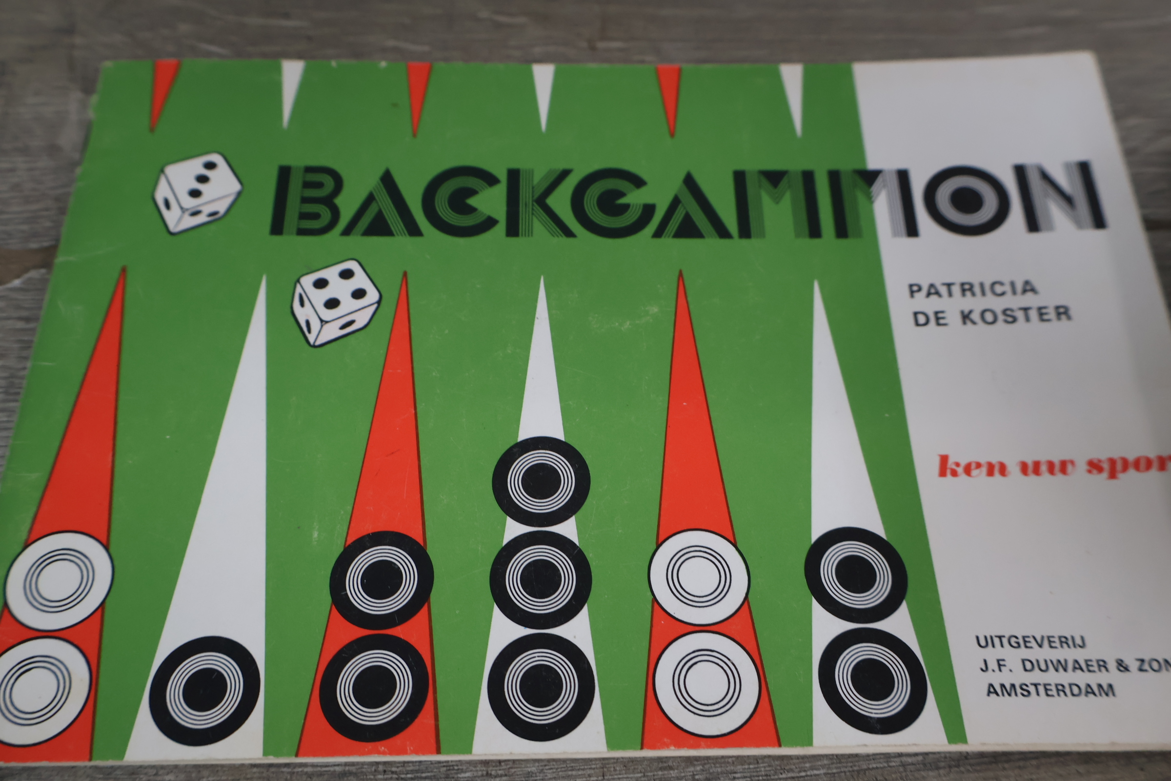 Backgammon spel in bruine opbergtas – foto 4 – kavel bij GSD Auctions, Zoeterwoude
