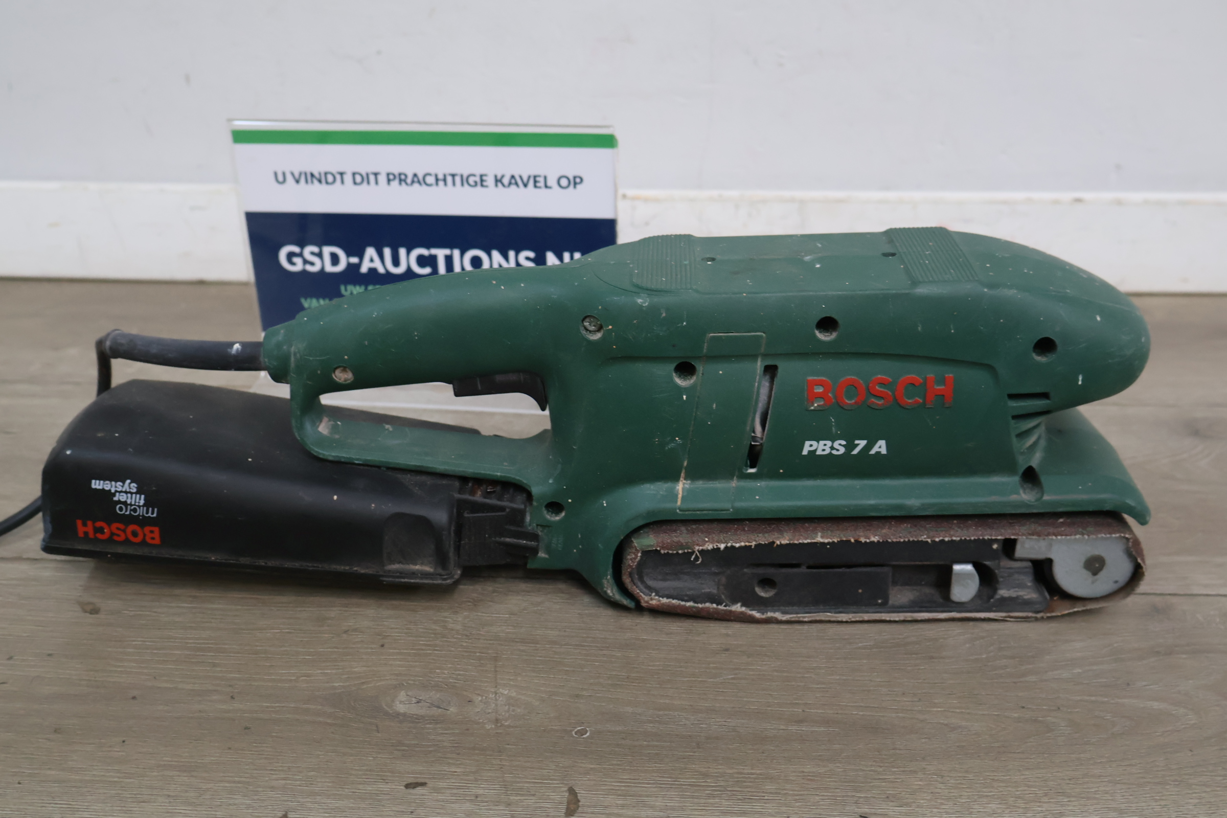 Bosch PBS 7 A Bandschuurmachine – foto 2 – kavel bij GSD Auctions, Zoeterwoude