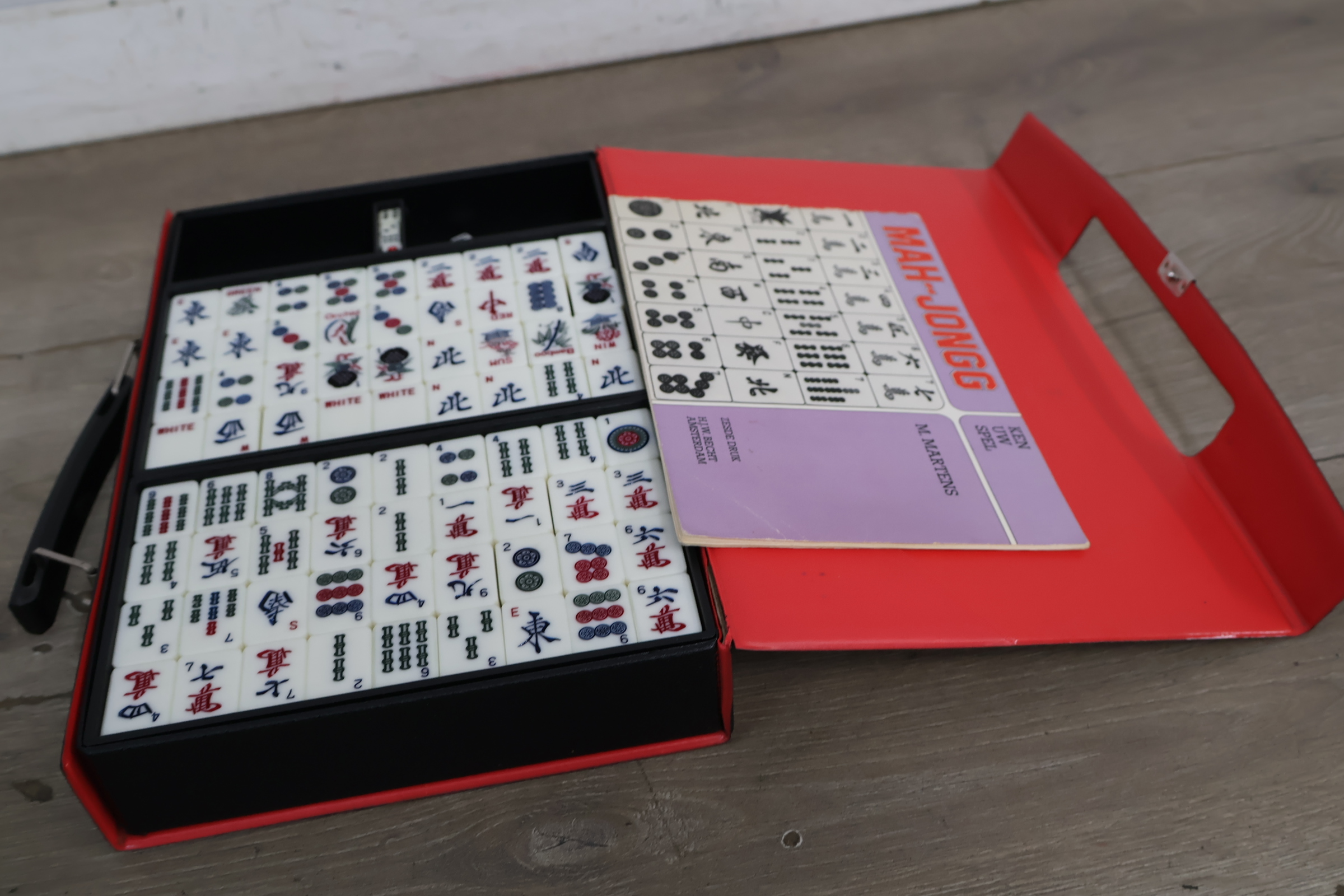Mah-Jongg spel in opbergetui – foto 6 – kavel bij GSD Auctions, Zoeterwoude