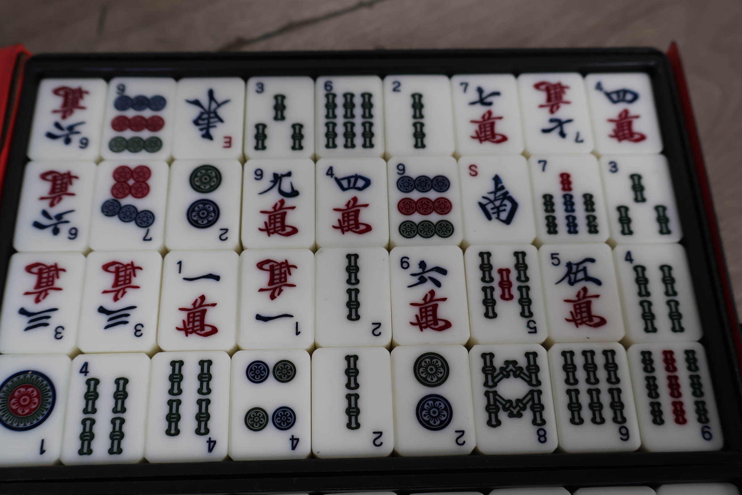 Mah-Jongg spel in opbergetui – foto 9 – kavel bij GSD Auctions, Zoeterwoude